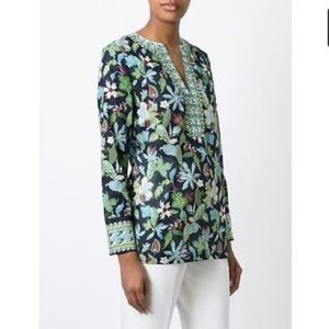 Tory Burch Floral Wisteria Tunic